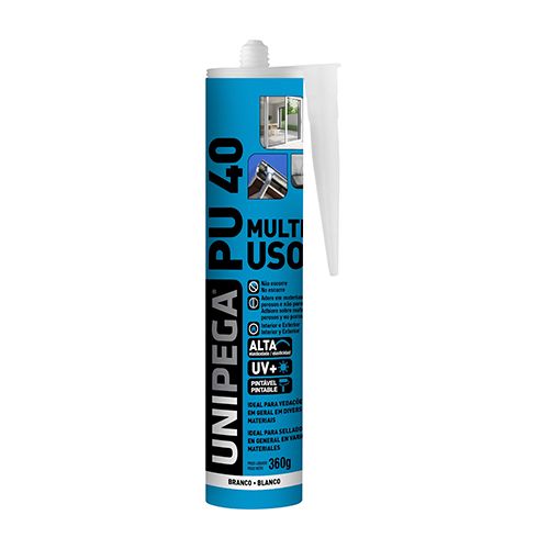 ADESIVO PU 40 MULTIUSO BRANCO 360ML UNIPEGA