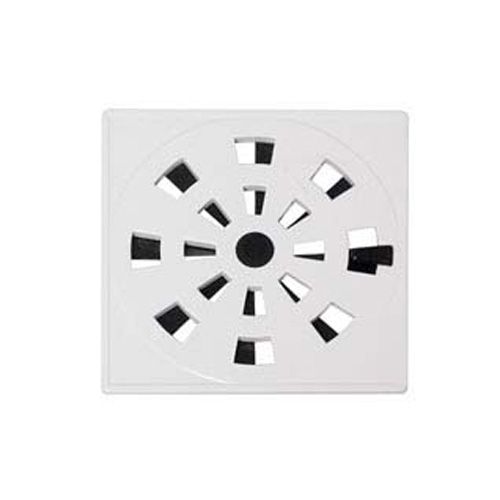 GRELHA QUADRADA GIRATORIA BRANCA 15X15 GRB15 ASTRA