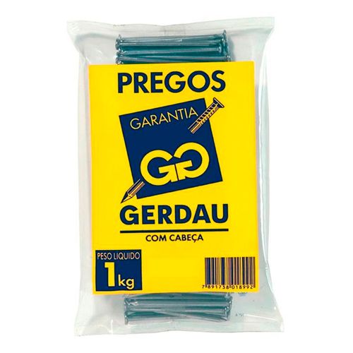 PREGO C/CABECA 17X27 1.0KG GERDAU