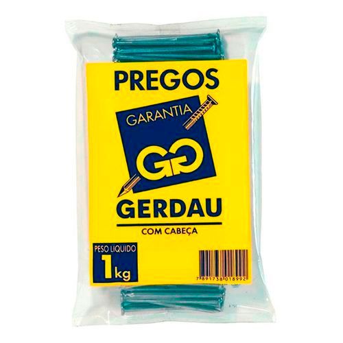 PREGO C/CABECA 20 X 42 1.0KG GERDAU