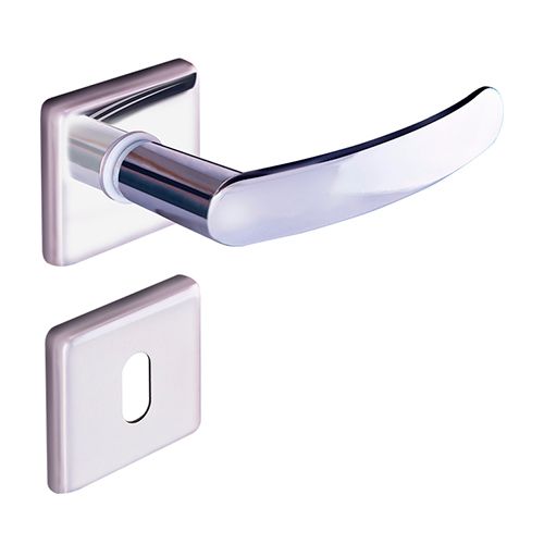 FECHADURA INTERNA INOX ROSETA QUADRADA ALIANCA